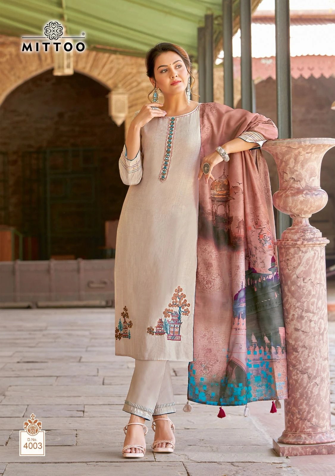 Mittoo Rivayat Viscose Weaving Wholesale Readymade Salwar Suit Catalog — Wholesale Readymade Suit, Mittoo wholesale from Surat — Photo 4